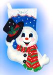 Набор *Рождественский сапожок *Снеговик со шляпой*, Design Works