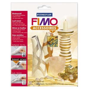 Поталь (металлическая фольга) FIMO (цвет - ракушка) 14x14 см 7 листов ― Сокровища для рукоделия