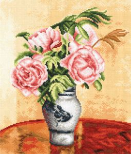 PANNA Набор для вышивания Ц-0440 *Розовые пионы* ― Сокровища для рукоделия