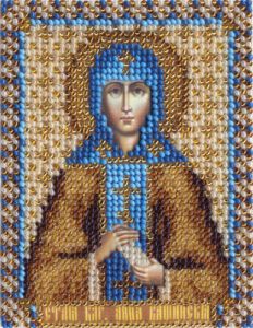 PANNA Набор для вышивания ЦМ-1209 *Икона Святой Анны Кашинской* ― Сокровища для рукоделия