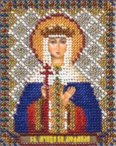 PANNA Набор для вышивания ЦМ-1365 *Икона Святой мученицы Княгини Людмилы* ― Сокровища для рукоделия