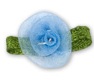 Декоративные элементы *Цветок* (цвет - синий), 10 шт