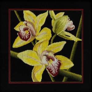 RTO Набор для вышивания M264 *Орхидеи *Цимбидиум* ― Сокровища для рукоделия
