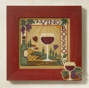 Mill Hill Набор для вышивания MH14-7102 *Красное вино* ― Сокровища для рукоделия